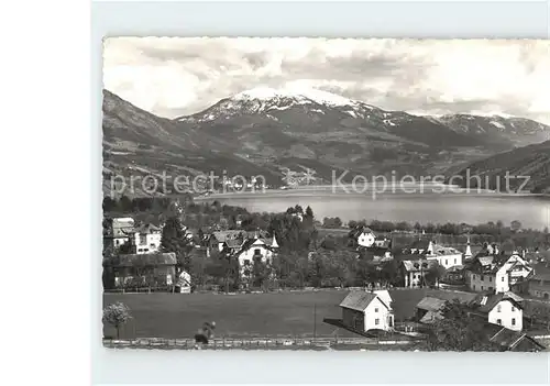 Seeboden Kaernten mit Millstaettersee Kat. Seeboden Millstaettersee