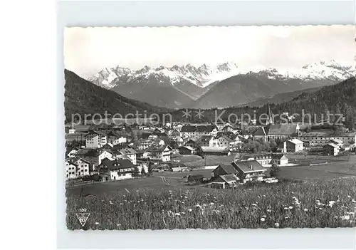 Seefeld Tirol mit Kalkkoegel Kat. Seefeld in Tirol