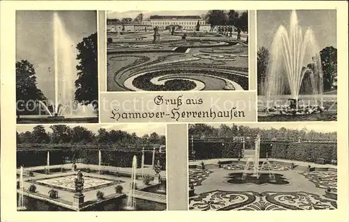 Herrenhausen Hannover Grosser Garten Schloss Fontaene Wasserkunst Kat. Hannover