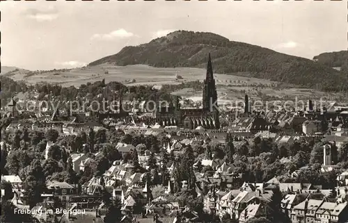 Freiburg Breisgau Stadtbild mit Muenster Kat. Freiburg im Breisgau