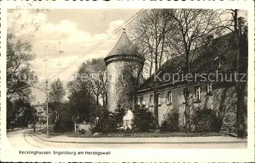 Recklinghausen Westfalen Engelsburg am Herzogswall Turm Kat. Recklinghausen