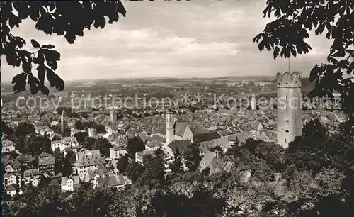 Ravensburg Wuerttemberg Blick ueber die Stadt Turm Kat. Ravensburg