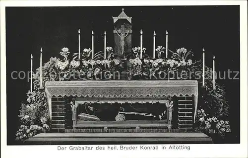 Altoetting Grabaltar Heiliger Bruder Konrad Kat. Altoetting