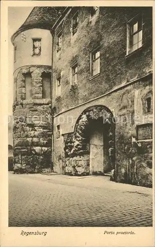 Regensburg Porta praetoria Kat. Regensburg