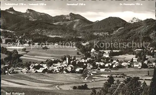 Bad Kohlgrub Panorama mit Ammergauer Alpen Kat. Bad Kohlgrub