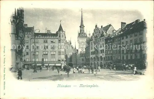 Muenchen Marienplatz Kat. Muenchen