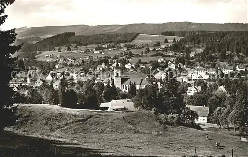 Lenzkirch Gesamtansicht Heilklimatischer Kurort Schwarzwald Kat. Lenzkirch