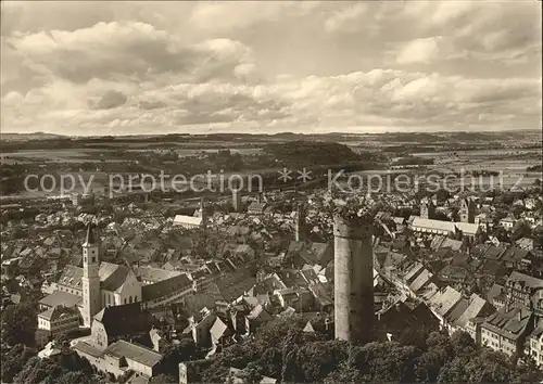 Ravensburg Wuerttemberg Blick ueber die Stadt mit Mehlsack Wehrturm Kat. Ravensburg