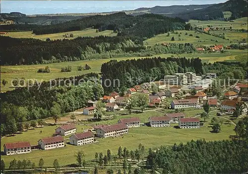 Neutrauchburg Kuranstalten Mechensee Heilklimatischer Kurort Fliegeraufnahme Kat. Isny im Allgaeu