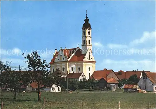 Steinhausen Bad Schussenried Wallfahrtskirche Barock Erbauer Dominikus Zimmermann 18. Jhdt. Kat. Bad Schussenried