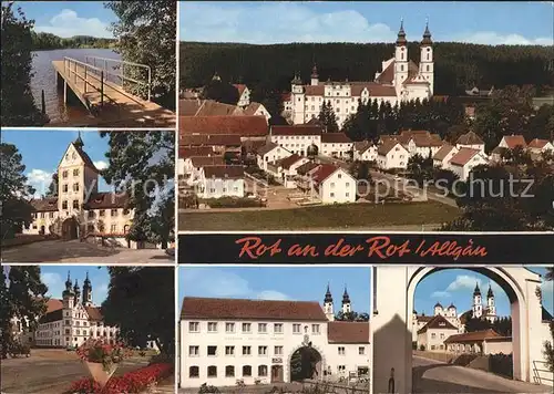 Rot Rot Jugendhaus St Norbert ehem. Reichsabtei Kloster See Steg Kat. Rot an der Rot