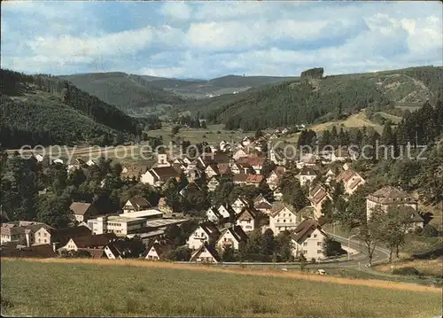 Lenzkirch Gesamtansicht Heilklimatischer Jahreskurort Schwarzwald Kat. Lenzkirch