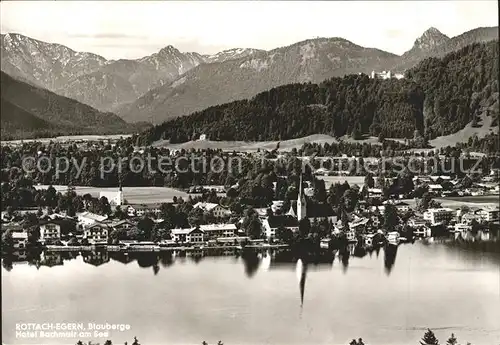 Rottach Egern Panorama Blauberge Hotel Bachmair am See Kat. Rottach Egern