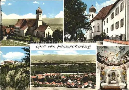Hohenpeissenberg Kirche Fresken Panorama Kat. Hohenpeissenberg