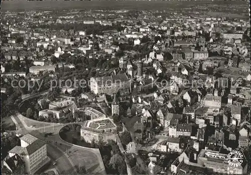 Nuernberg Blick auf die Kaiserburg Fliegeraufnahme Kat. Nuernberg