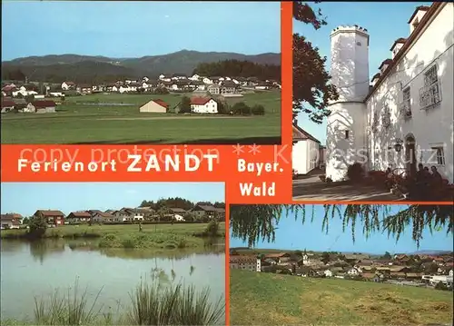 Zandt Oberpfalz Ferienort Bayerischer Wald See Turm Kat. Zandt