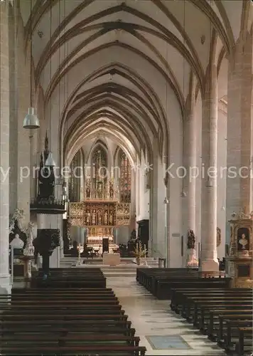 Eichstaett Oberbayern Inneres Dom Hochaltar Kat. Eichstaett