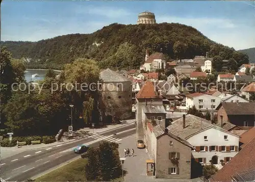 Kelheim Teilansicht mit Befreiungshalle Denkmal Michelsberg Kat. Kelheim Donau