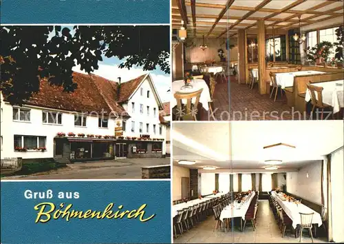 Boehmenkirch Metzgerei Gasthaus zum Lamm Kat. Boehmenkirch