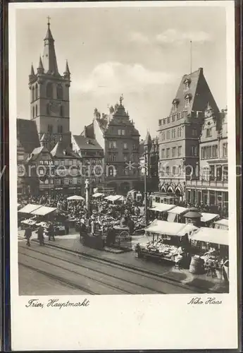 Trier Hauptmarkt St Gangolf Kirche Kat. Trier