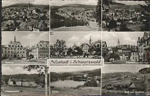 Neustadt Titisee Rathaus Schurth Platz Eisenbahnstrasse Hochfirst Friedenweiler Kat. Titisee Neustadt