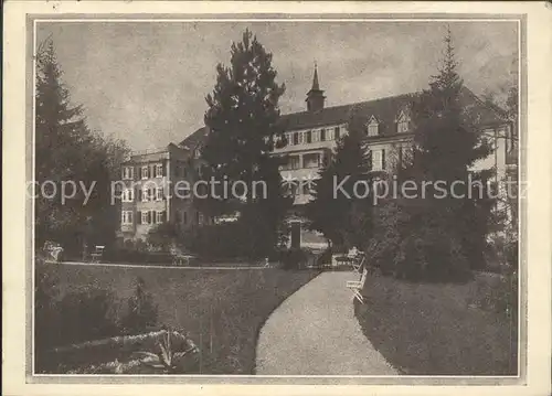 Bad Ditzenbach Sanatorium Parkanlagen Kat. Bad Ditzenbach