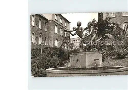 Pforzheim Dreitaelerbrunnen Skulptur Kat. Pforzheim