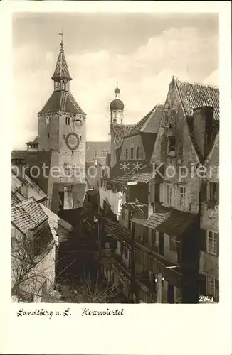 Landsberg Lech Hexenviertel Kat. Landsberg am Lech