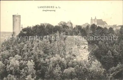 Landsberg Lech Jungfernsprung Turm Kat. Landsberg am Lech