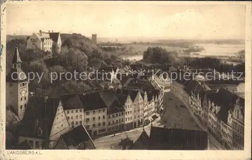 Landsberg Lech Panorama Kat. Landsberg am Lech