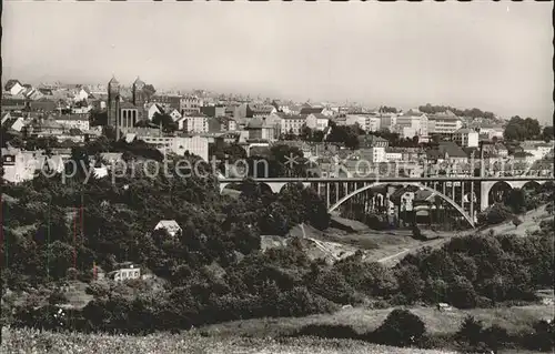 Pirmasens Ansicht mit Hindenburgbruecke Kat. Pirmasens