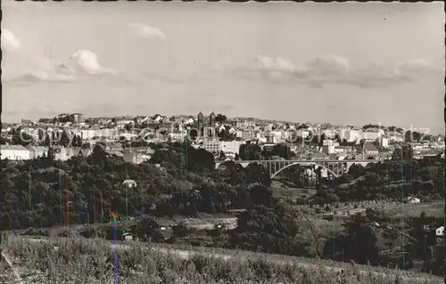 Pirmasens Panorama mit Hindenburgbruecke Kat. Pirmasens