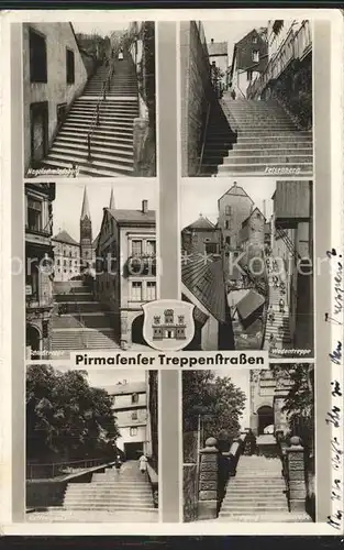 Pirmasens Treppenstrassen Wappen Bromsilber Kat. Pirmasens