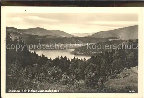 Hohenwarte Stausee der Hohenwartetalsperre Kat. Hohenwarte