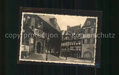 Quedlinburg Rathaus Kat. Quedlinburg