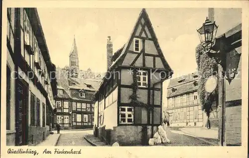 Quedlinburg Finkenherd Gebaeude Kat. Quedlinburg