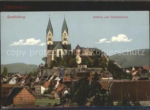 Quedlinburg Schloss und Schlosskirche Kat. Quedlinburg