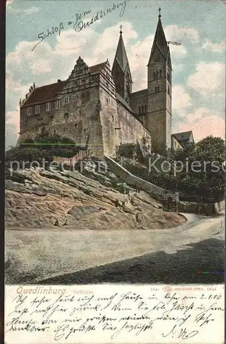 Quedlinburg Schloss und Dom Kat. Quedlinburg