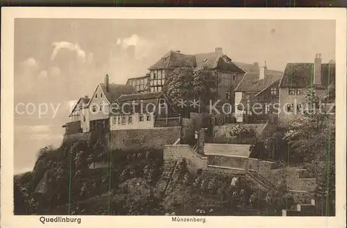 Quedlinburg Muenzenberg Kat. Quedlinburg