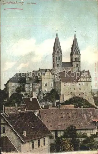 Quedlinburg Schloss und Schlosskirche Kat. Quedlinburg