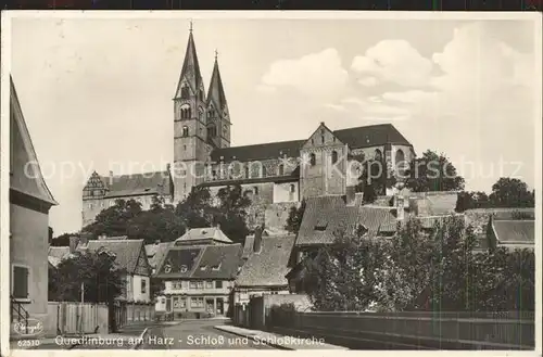 Quedlinburg Schloss und Schlosskirche Kat. Quedlinburg