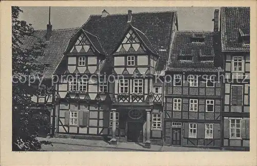 Quedlinburg Klopstockhaus Geburtshaus Dichter Klopstock Kat. Quedlinburg