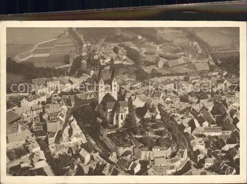 Quedlinburg Dom Fliegeraufnahme Serie Das schoene Deutschland Bild 152 Kat. Quedlinburg