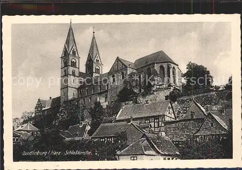 Quedlinburg Schloss und Schlosskirche Kat. Quedlinburg