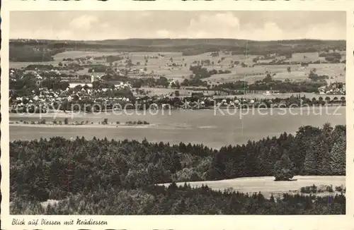 Diessen Ammersee Panorama mit Neudiessen Kat. Diessen a.Ammersee