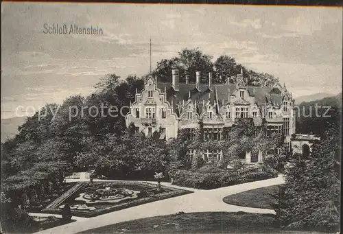 Altenstein Bad Liebenstein Schloss Partie im Park Kat. Bad Liebenstein