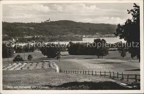 Herrsching Ammersee Panorama Landwirtschaft Kapelle / Herrsching a.Ammersee /Starnberg LKR