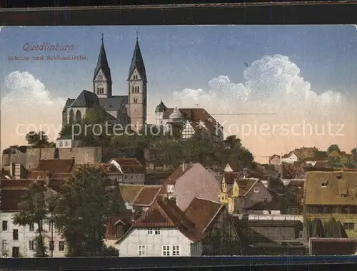 Quedlinburg Schloss und Schlosskirche Kat. Quedlinburg