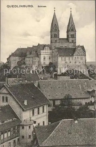 Quedlinburg Schloss und Schlosskirche Kat. Quedlinburg