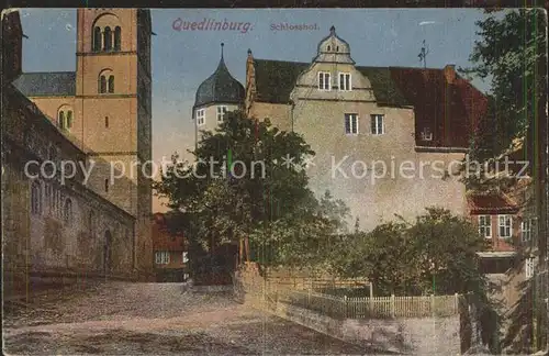 Quedlinburg Schlosshof Kat. Quedlinburg